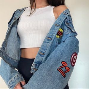 Patched Jean Jacket